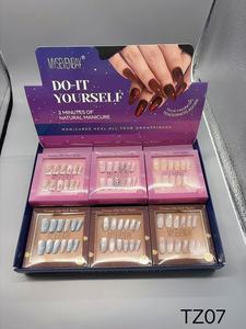Накладные ногти Wear Armour <span class=keywords><strong>French</strong></span> Finger <span class=keywords><strong>Short</strong></span> для взрослых, милые, простые, однотонные, готовые к использованию, целая коробка из 12 штук - Product Image 6