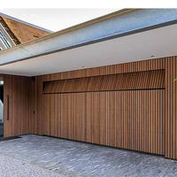 Porte de garage à enroulement moderne personnalisée en alliage d'aluminium à vue complète avec grille encastrée pour une sécurité accrue – Offre Spéciale