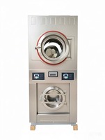 Industrial Stack Washer Dryer All in One Laundry Machine Large Capacity Space Saving for Laundromat Hotel