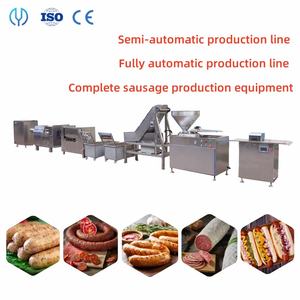 Línea de Proceso Industrial para Salchichas, Máquina Hidráulica para Rellenar y Atar Salchichas, Máquina para Hacer <span class=keywords><strong>Chorizo</strong></span>, Embutidora de Salchichas - Product Image 2