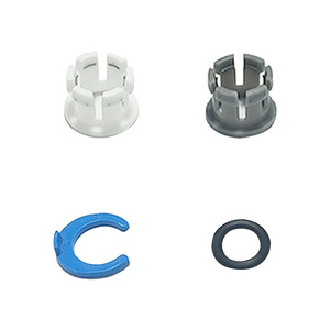Accessoires pour purificateur d'eau : Connecteur à clip 2, 3 ou 4 points avec anneau en caoutchouc bleu pour machine à eau pure domestique et de cuisine - Product Image 4