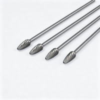 Fraise rotative en carbure à tige extra longue de 3 mm et 6 mm pour le meulage et le polissage de trous profonds – Approvisionnement direct usine