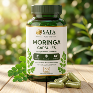 แคปซูลสารสกัดใบมะรุมสำหรับผู้ใหญ่ ตรา SAFA INTERNATIONAL บรรจุ 60 แคปซูล อาหารเสริมเพื่อเสริมสร้างภูมิคุ้มกัน - Product Image 1