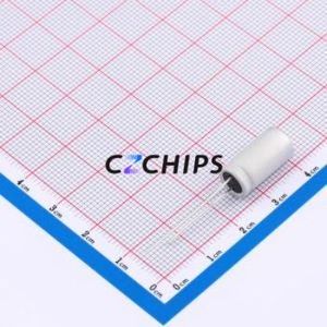 Condensador Sólido SH477M035F1500, Componente de Orificio Pasante (THT), D8xL15mm 470uF 20% 35V 3.8A100kHz - Product Image 2