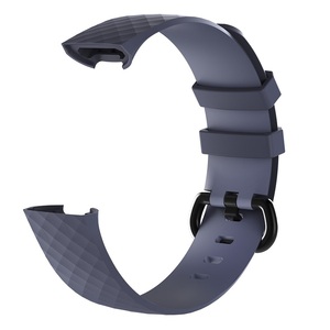 Cinturino di Ricambio per Braccialetto Sportivo Smart per Fitbit Charge 4 3 SE, Fibbia Nera, Stile Ufficiale, Cinturino in Silicone - Product Image 4