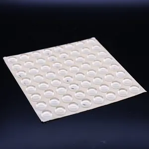 Fabbrica cinese di auto adhesiven on antiscivolo pad in gomma di silicone