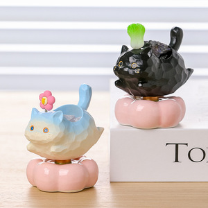 Boîte Mystère Chat Porte-Bonheur en Résine, Figurine de Chaton de Dessin Animé, Décoration de Bureau, Pack Multi-Pièces, Cadeau d'Anniversaire - Product Image 3