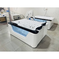 Baignoire à remous pour extérieur, bain à bulles avec baignoire en acrylique pour salle de bain, en vente à prix réduit