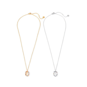 Collana con Ciondolo a C in Oro e Argento, Acciaio 45433, 12 Pezzi - Product Image 2