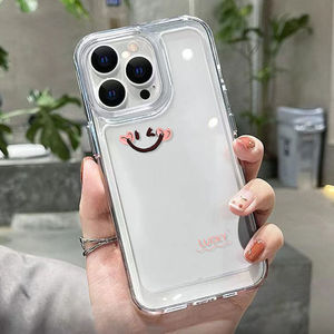 Funda Protectora para iPhone 17 Pro Max, Diseño de Corazón Sonriente, Orificios Precisos, Funda Suave con Cobertura Total y Protección Contra Impactos - Product Image 4