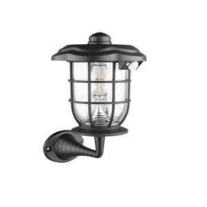 Lampe murale solaire d'extérieur pour jardin avec capteur de mouvement, éclairage LED étanche pour usage domestique et urbain - Product Image 1