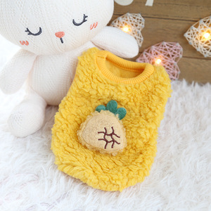 All'ingrosso a buon mercato Pet inverno stampa canotta cane morbido cartone animato vestiti per orsacchiotto molto piccolo cuccioli <span class=keywords><strong>di</strong></span> cani appena nati - Product Image 5