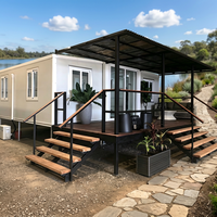 Casa Contenedor Expandible de 30 pies con 3 Dormitorios y Cocina, Moderna Casa Prefabricada Pequeña para Vivienda Residencial
