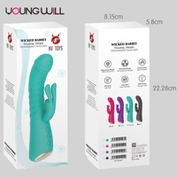 Young Will Rabbit Massage-Masturbationsgerät Erwachsenen-Sexprodukte Silikon-Vibrator für Frauen Sexy Penis-Spielzeug für Männer Sexspielzeug