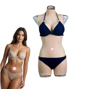 Combinaison pour homme avec formes en silicone pour Drag Queen, faux seins avec vagin, hanches larges, pour homme travesti en femme, pseudo-transgenre - Product Image 1