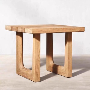 Modern weather-resistant Aluminum <b>outdoor</b> <b>side</b> <b>table</b> Hotel garden poolside villa <b>outdoor</b> dining <b>table</b> - Product Image 2