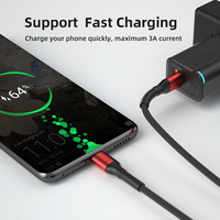 Câble de données coudé à angle droit à 90 degrés Double 3.0 USB Type C rapide 20V 3A 60W PD charge veste en nylon tresse pour ordinateurs