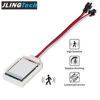 Interrupteur à capteur radar sans contact DC12V 60W pour éclairage de miroir LED intelligent avec commande mains libres certifié CE