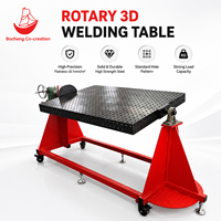 Table de soudage rotative, positionneur de soudage manuel 360° °   Table de soudage rotative 3D robuste OEM