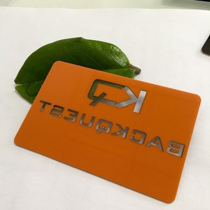 Cartes de visite VIP de luxe en PVC 100% plastique, 3 couches, 760 microns, avec feuille d'argent transparente pour impression haut de gamme - Product Image 4