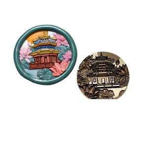 Sello de Cera Láser de Alta Gama con Cabeza de Latón Sólido, Grabado Multicapa en Relieve Irregular, Sello Decorativo de Cobre para Cera de Sellado - Product Image 5