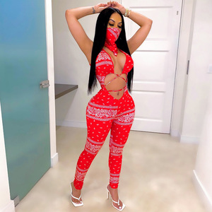 JYH1391 Cowinner Femmes Deux Pièces Ensemble Vêtements Une Pièce Sexy Bodycon Combinaisons Et Barboteuses Pantalons Ensembles - Product Image 5