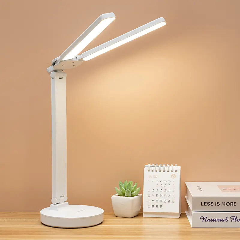 New Pattern Desk Lamp Touch Eye Protection Charging Folding Rotary Dormitory Learning Special Charging Reading Lamp For Students