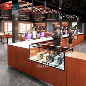 Soporte de mostrador para tienda de tabaco, vitrina de cristal con bloqueo, vitrina de cigarrillos, tienda de humo, exhibición de dispensario para tienda - Product Image 6