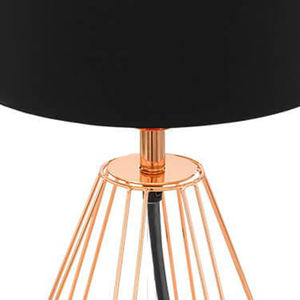 Lámpara de Mesa CARLTON 2, Metálica, para Interiores, Base para Bombilla AC E14, Diseño Vintage con Pantalla Geométrica (9019542322) - Product Image 3