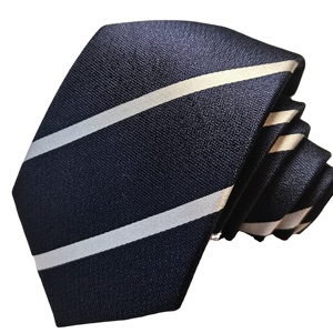 Wholesale 100% Pure Silk Weave Woven Jacquard Stripe Pink <strong>Navy</strong> Wedding Necktie Customization for Men Classic <strong>Ties</strong> - Product Image 6