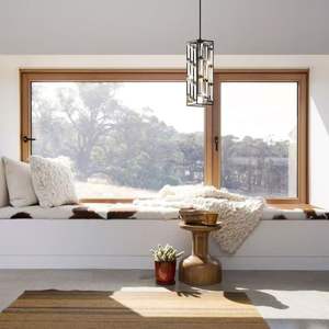 Système de porte-fenêtre insonorisée moderne GREATMEN à quadruple vitrage, ouverture vers l'intérieur, en alliage d'aluminium et acier inoxydable, écoénergétique - Product Image 4