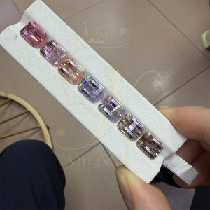 Nouvel arrivage de pierres précieuses de laboratoire colorées de haute qualité, taille mosaïque pixel, 9*11mm, forme octogonale, type <span class=keywords><strong>Lad</strong></span> Dimand Gems - Product Image 4