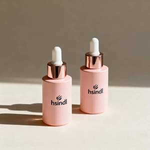 Envase de Vidrio Vacío de Lujo para Tinte de Cabello, Color Ámbar Marrón, 20 ml, 30 ml, 50 ml, para Aceite Bronceador, Suero para el Cuidado de la Piel, con Gotero - Product Image 2