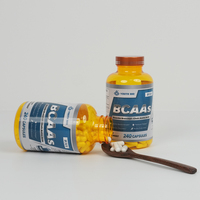 Cápsulas de BCAA 1000mg con Leucina, Isoleucina y Valina para el Apoyo al Entrenamiento de los Amantes del Fitness, Envío Inmediato, 120 Dosis
