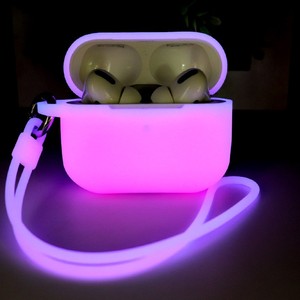 Bonne qualité sans fil charge veilleuse brillant Fluorescent néon étui pour <span class=keywords><strong>AirPods</strong></span> 4/3/2/1 étui en silicone pour <span class=keywords><strong>Airpods</strong></span> <span class=keywords><strong>Pro</strong></span> 2 - Product Image 4