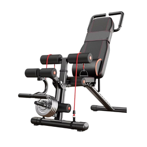 Banc de <span class=keywords><strong>musculation</strong></span> pliable pour entraînement en intérieur, équipement de <span class=keywords><strong>musculation</strong></span> à domicile, banc multifonctionnel réglable pour développé couché - Product Image 1