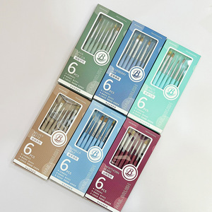 New <b>Nail</b> <b>Art</b> <b>Brush</b> Set 6 Pcs Professional <b>Nail</b> <b>Brushes</b> for <b>Nail</b> Salon Manicure Tools - Product Image 6
