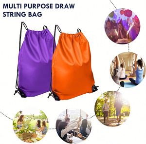 Mochila Deportiva de Playa, Lavable a Máquina, Color Morado y Naranja, con Logotipo Personalizado, Económica - Product Image 5