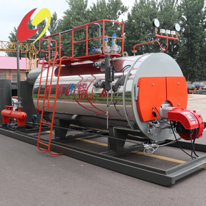 Serie WNS, <span class=keywords><strong>calentador</strong></span> Industrial de tubo de fuego Horizontal automático de 10 toneladas, Caldera de <span class=keywords><strong>agua</strong></span> de vapor de <span class=keywords><strong>gas</strong></span> de baja presión, alta eficiencia - Product Image 1