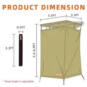 Nuovo prodotto Privacy auto lato tenda doccia lato tenda fasciatura laterale auto campeggio esterno tenda da bagno impermeabile da bagno Te