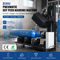 Zixu Pneumatique Dot Peen Marquage Machine Rotogravure CO2 Oxygène Gaz Cylindre Impression Graveur Métal Sculpté Boardmaking Machine