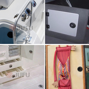 Çekme Slam mandalı kilidi topuzu araba araç kutusu banyo kapısı Gadget gömme kapak çekme Slam mandalı RV tekne için uygun - Product Image 5