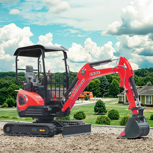 Pengiriman gratis EPA Euro 5 mesin Diesel ekskavator Mini 1.8 Ton ekskavator kecil baru Penggunaan rumah penggali Bagger 1 Ton 2 Ton untuk dijual - Product Image 6