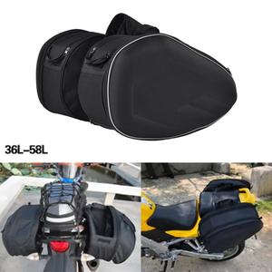 Sacoche <span class=keywords><strong>de</strong></span> <span class=keywords><strong>Selle</strong></span> Arrière <span class=keywords><strong>de</strong></span> <span class=keywords><strong>Moto</strong></span> Sacoche Latérale Universelle pour Vélo Sac Imperméable pour <span class=keywords><strong>Moto</strong></span> <span class=keywords><strong>Coque</strong></span> Rigide Durable Noire Moins Chère - Product Image 2