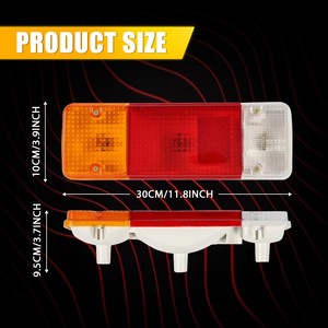 Par de Luces Traseras para Auxito Hilux Ute Tray Landcruiser Serie 70 75 78 79 - Product Image 5
