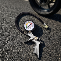 Vente directe d'usine - Gonfleur de pneus numérique OBBL et kit de jauge de pression des pneus 0-170 PSI - Compatible avec Mazda Van - Longueur 4 pouces - Modèle T815