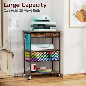 Cross-border multi-functional <b>storage</b> <b>cart</b> with wheels, large capacity, movable <b>storage</b> rack, creative home hand-push <b>storage</b> - Product Image 2