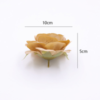 Nouveau design Têtes de fleurs blanches artificielles en vrac de 10cm pour suspendre des cristaux au plafond de décoration de mariage