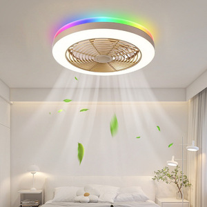 SENKAI moderno RGB decorar la habitación de la luz de techo o el hotel empotrado inteligente LED ventilador de techo con lámpara con <span class=keywords><strong>control</strong></span> remoto - Product Image 3