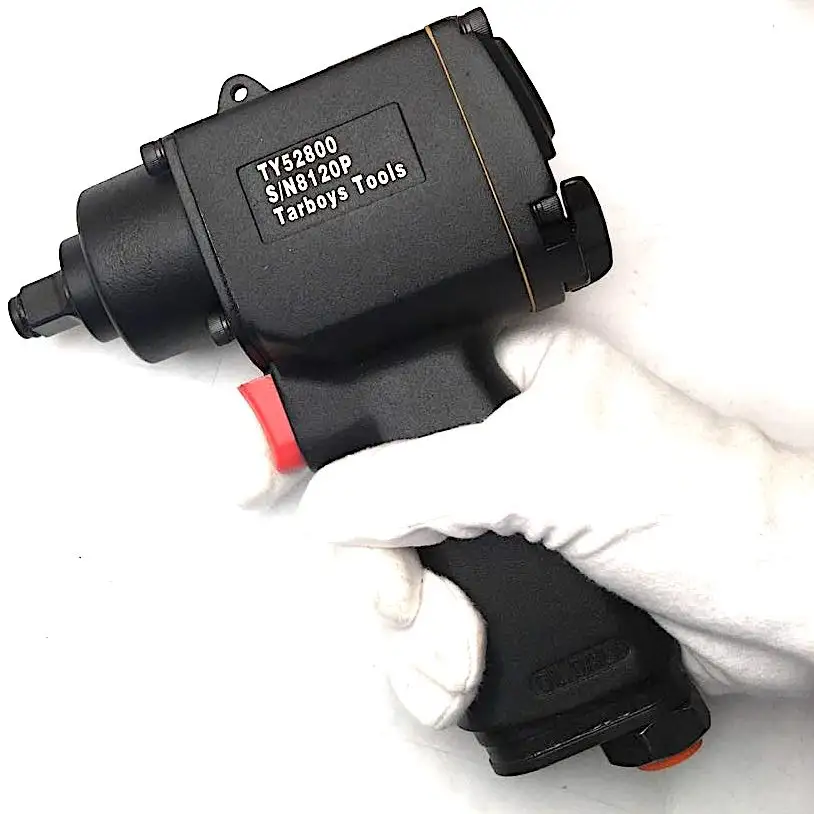 A non shut-off impact wrench with extraordinary power to weight qualities and virtually no reaction force during tightening